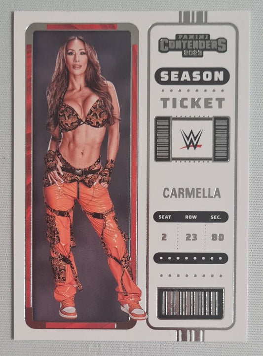 Carmella - 2023 Panini Chronicles WWE Contenders Season Ticket #111