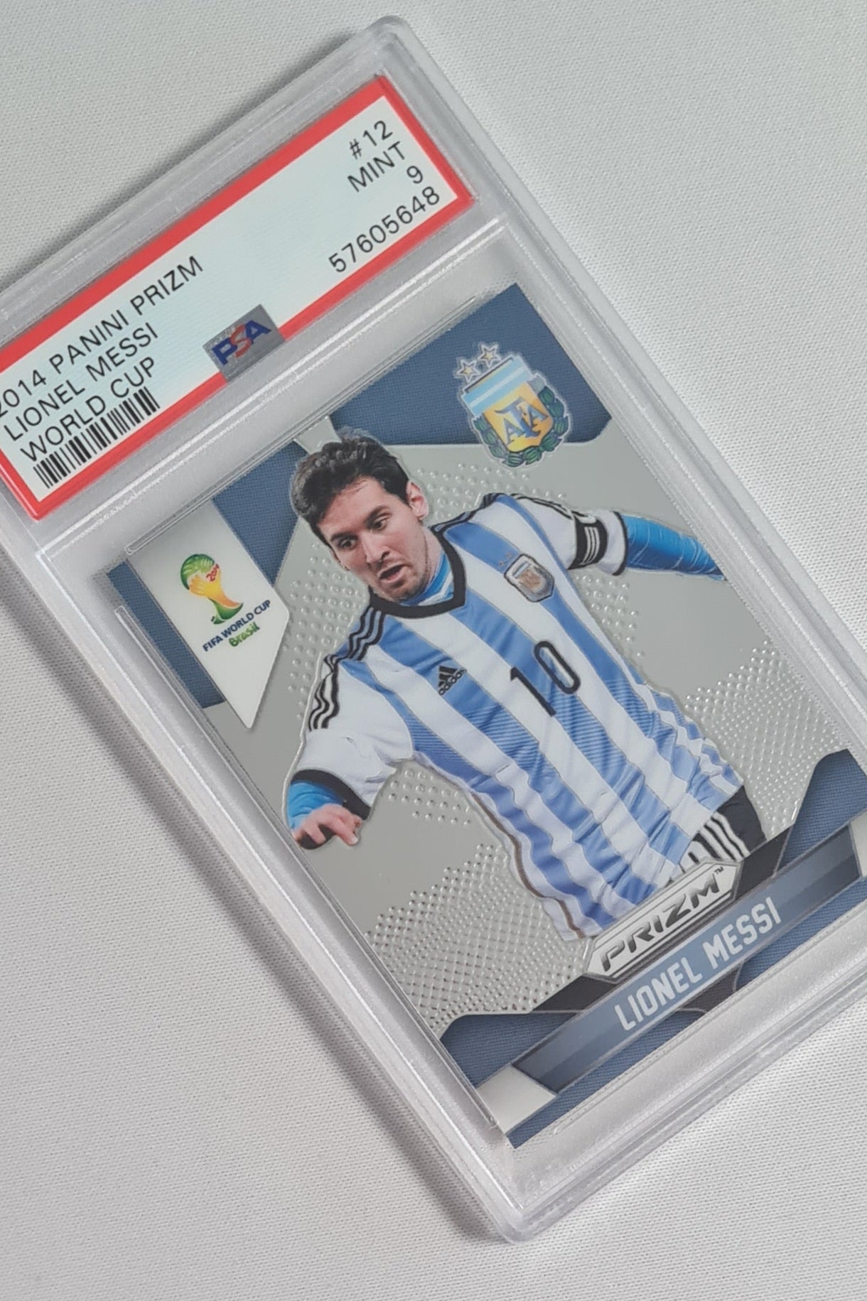 Lionel Messi - 2014 Panini Prizm World Cup PSA 9 #12 Argentina