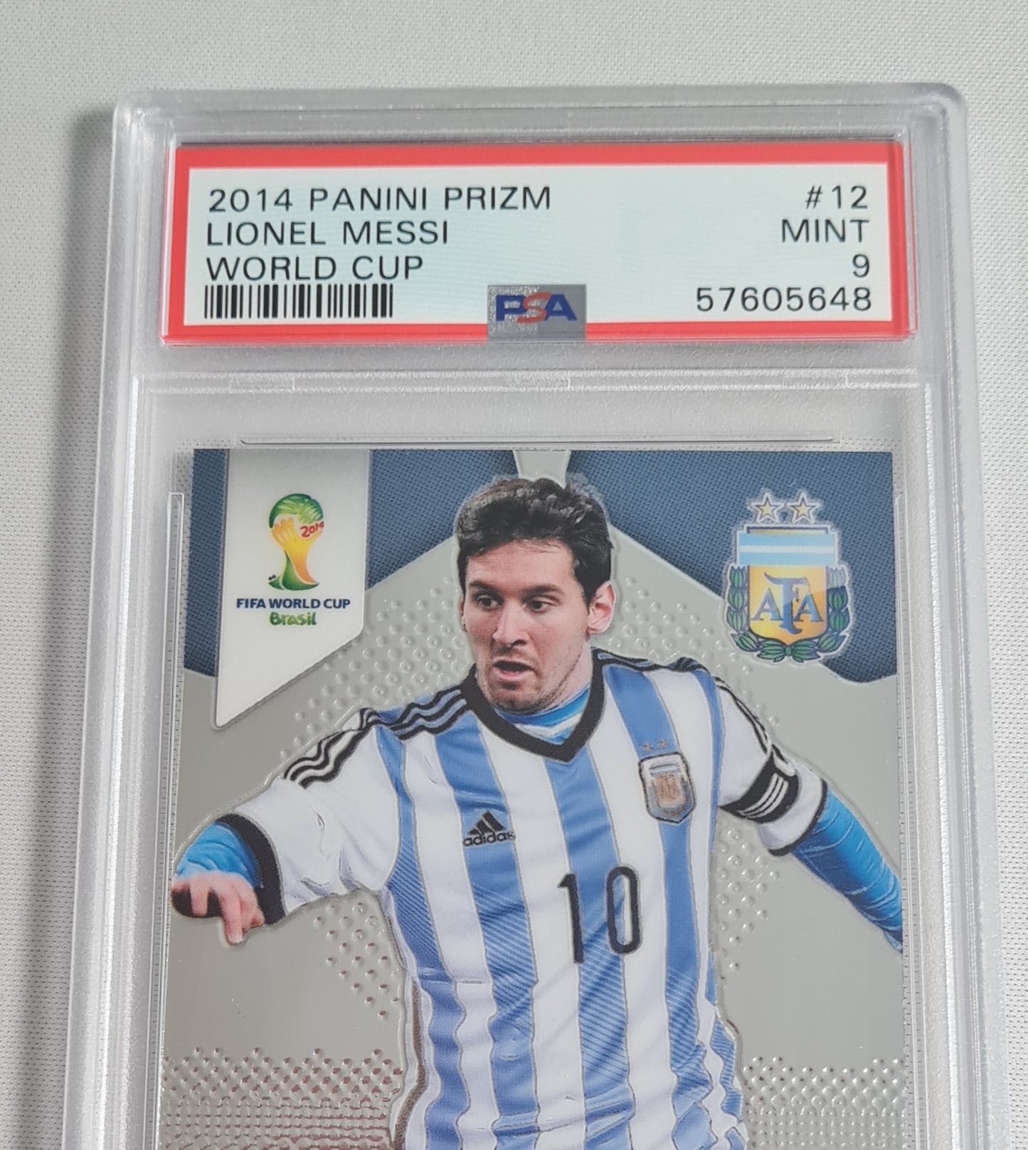 Lionel Messi - 2014 Panini Prizm World Cup PSA 9 #12 Argentina