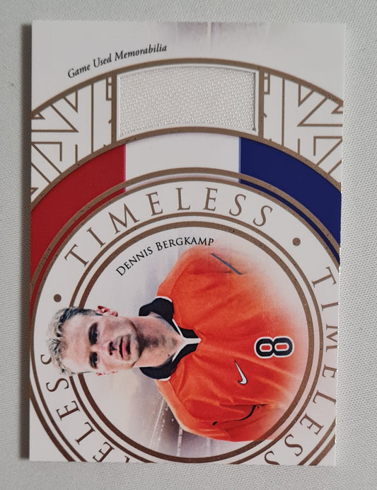 Dennis Bergkamp - 2024 Futera Unique Timeless Patch /22 #TL02 Netherlands
