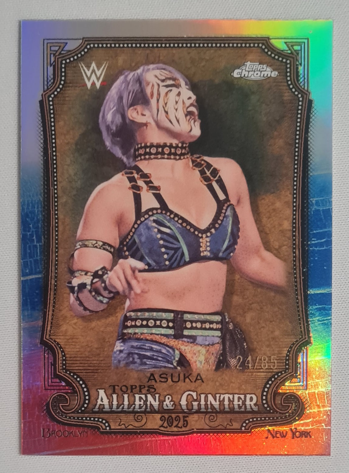 Asuka - 2025 Topps WWE RAW The World's Champions - Topps Allen & Ginter #AG-AKA /85 Refractor