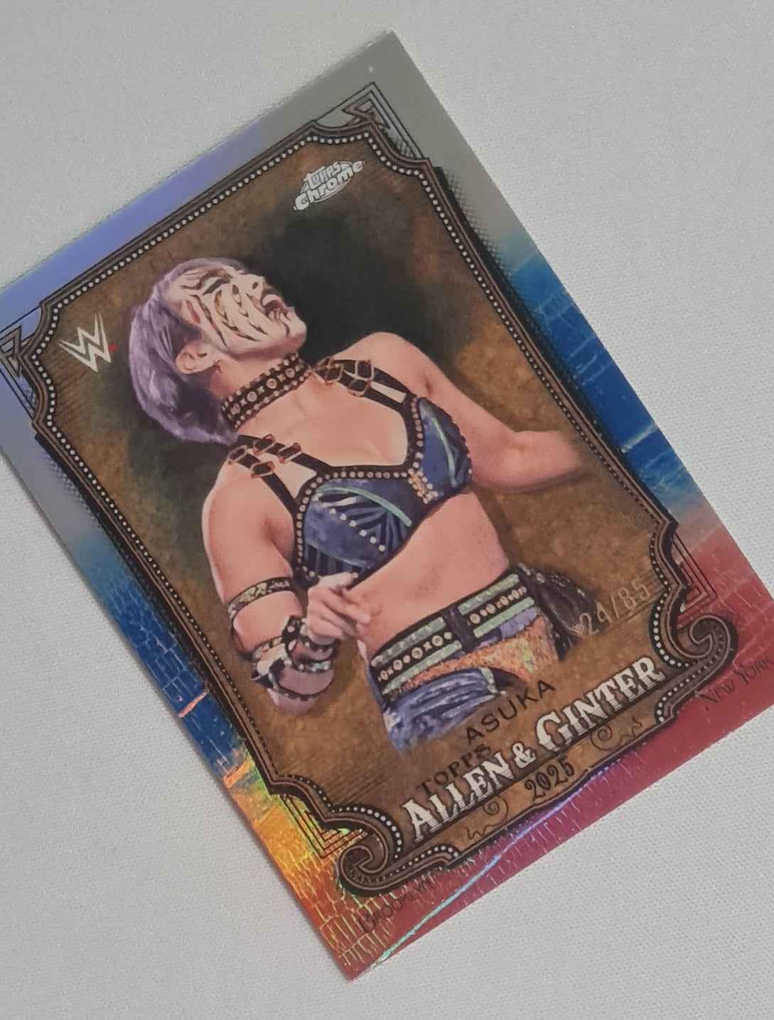Asuka - 2025 Topps WWE RAW The World's Champions - Topps Allen & Ginter #AG-AKA /85 Refractor