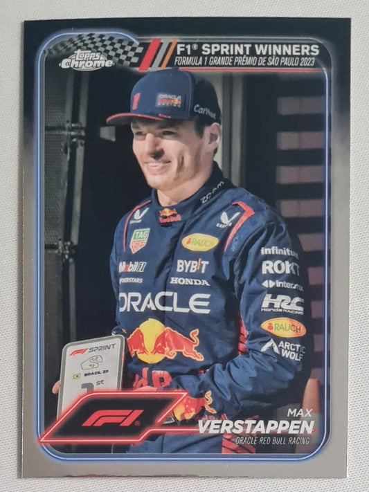 Max Verstappen - 2024 Topps Chrome Formula 1 Racing Oracle Red Bull Racing #153