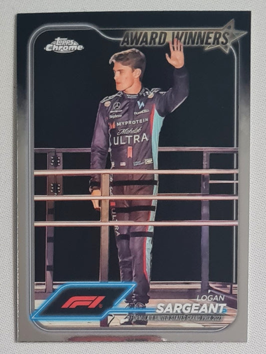 Logan Sargeant - 2024 Topps Chrome Formula 1 Williams Racing #186