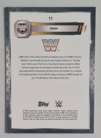 Rikishi - 2025 Topps Chrome WWE Wrestling #11 Refractor