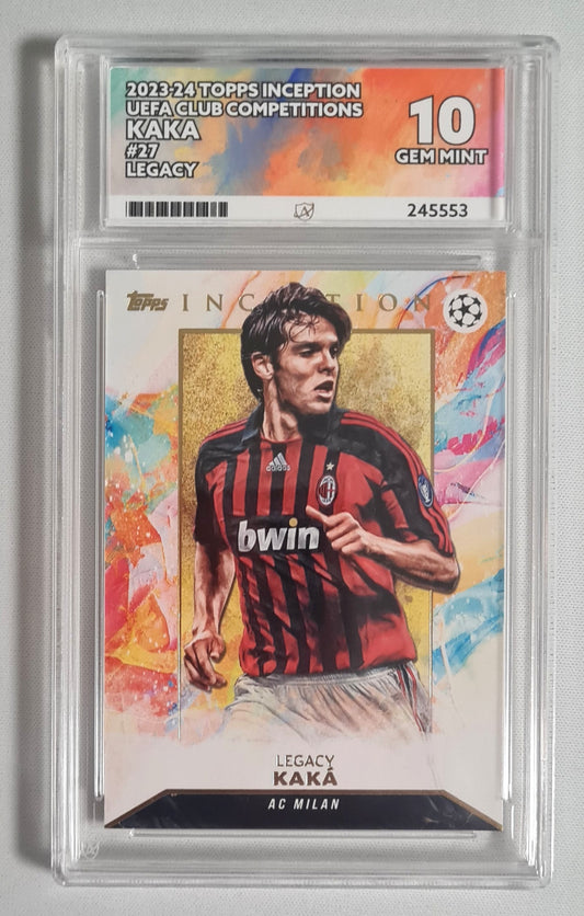Kaka - 2023/24 Topps Inception UEFA Club Competition Legacy AC Milan #27 ACE 10 GEM MINT