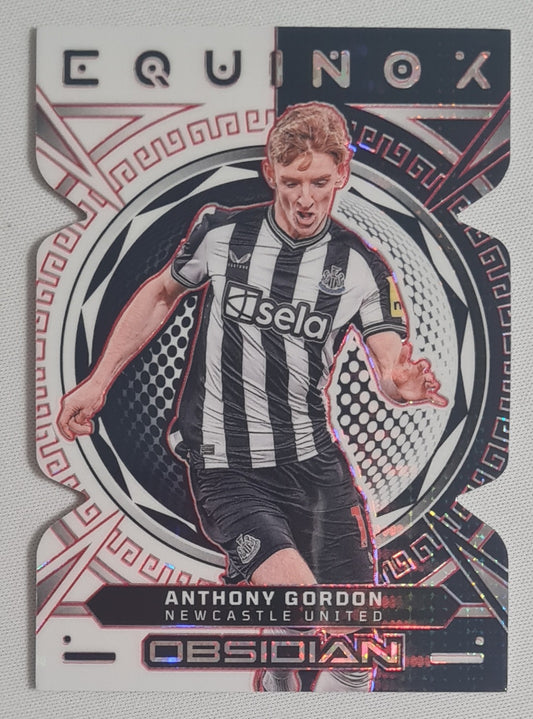Anthony Gordon - 2023/24 Panini Obsidian Soccer Newcastle United #11 Die Cut Red /75