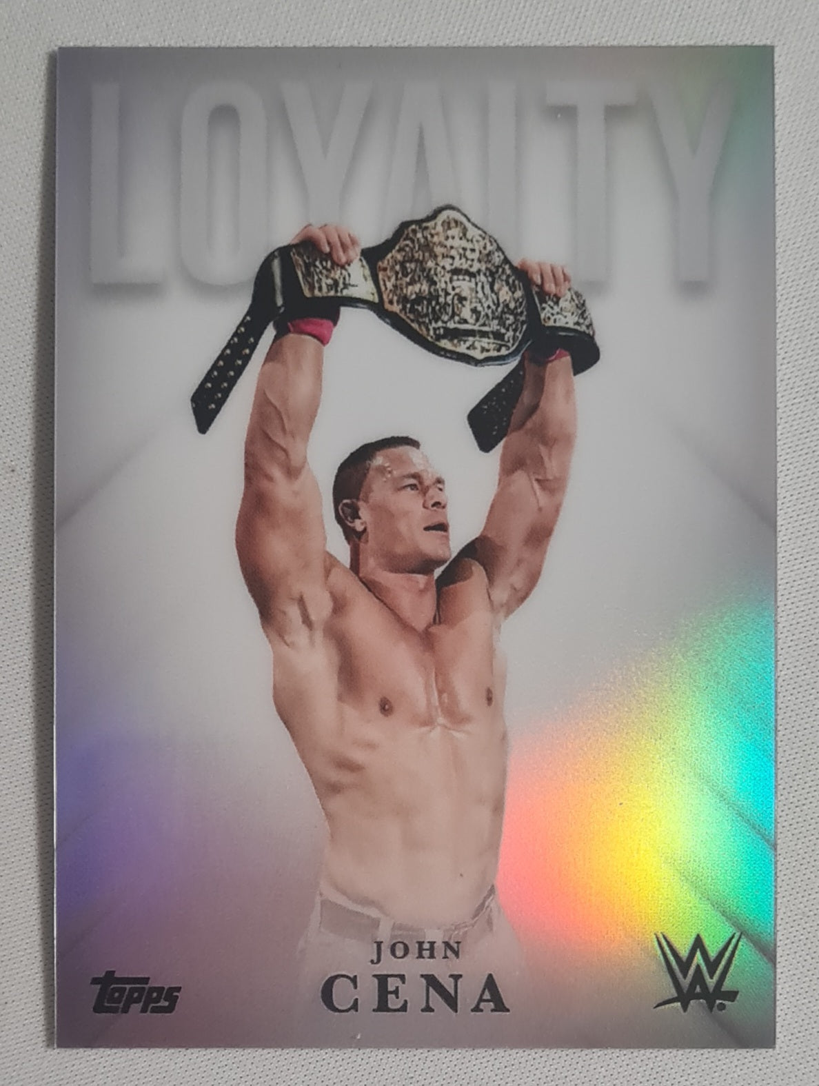John Cena - 2025 Topps WWE Wrestling Celebrating #CJC-14 Refractor