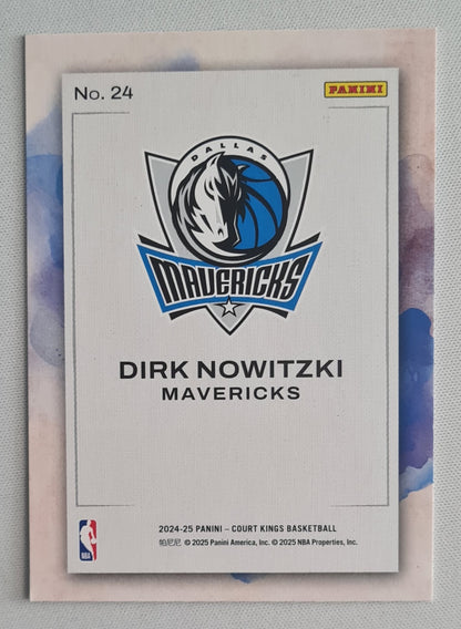 Dirk Nowitzki - 2024/25 Panini Court Kings Basketball NBA Mavericks Water Color #24