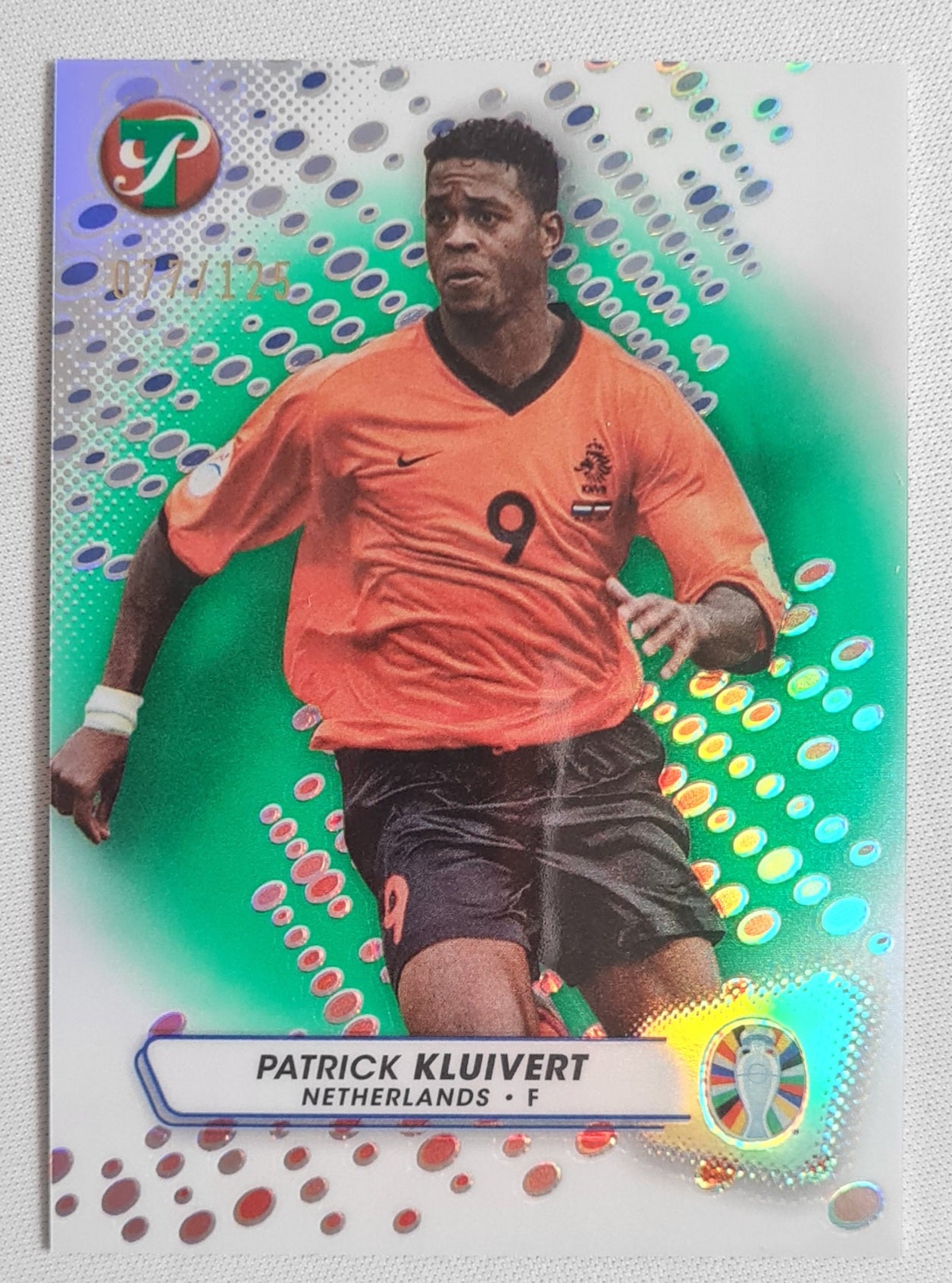 Patrick Kluivert - 2023 Topps "Road to UEFA 2024" #113 Green /125