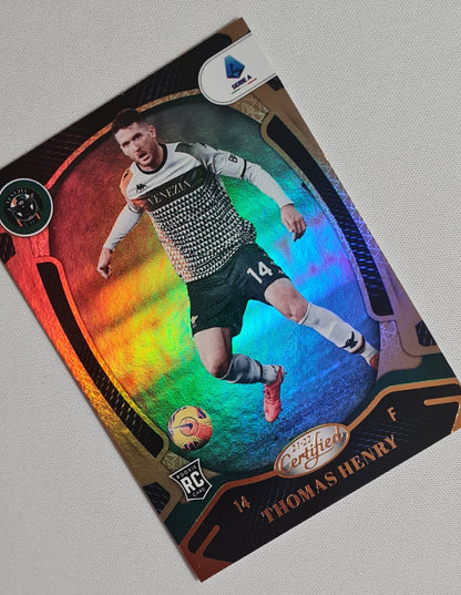 Thomas Henry - 2021/22 Panini Chronicles Certified Serie A Soccer (RC) #170 Refractor