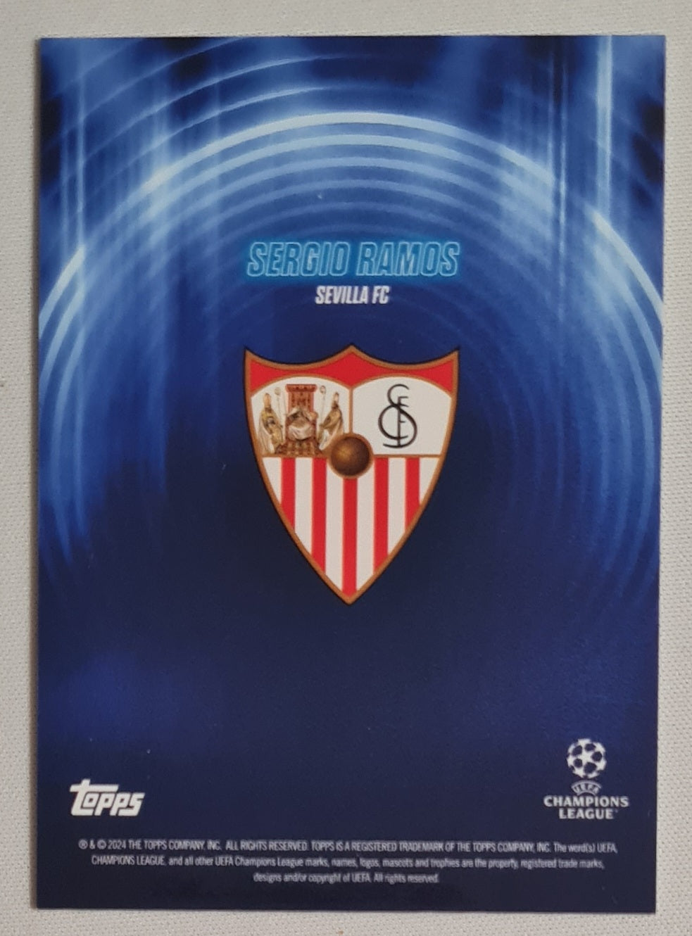 Sergio Ramos - 2024 Topps Show Time Sevilla FC CL /49 Refractor