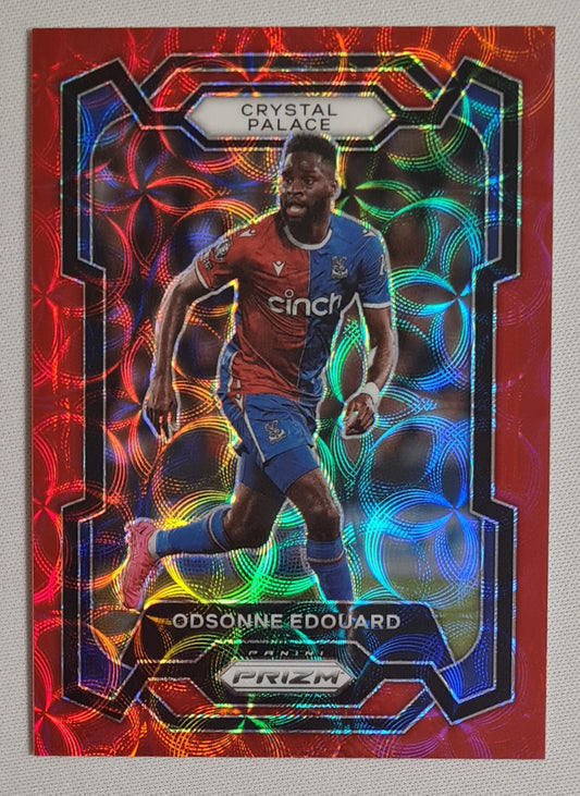 Odsonne Edouard - 2023/24 Panini Prizm Permier League Soccer #173 Choice Red Prizm /30
