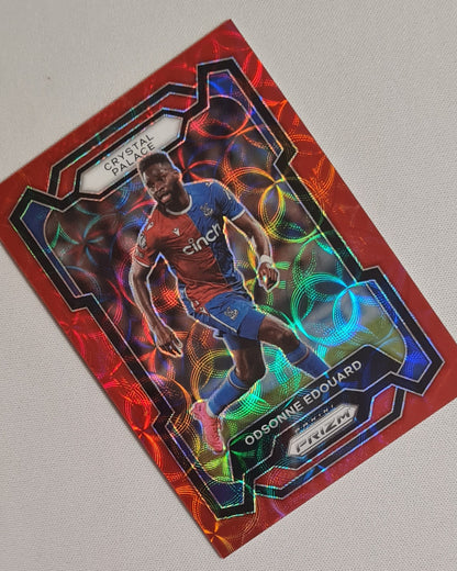 Odsonne Edouard - 2023/24 Panini Prizm Permier League Soccer #173 Choice Red Prizm /30