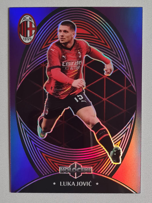 Luka Jovic - 2024 Daka "AC Milan Team Box" #HO-1 /79 Purple Prizm Refractor