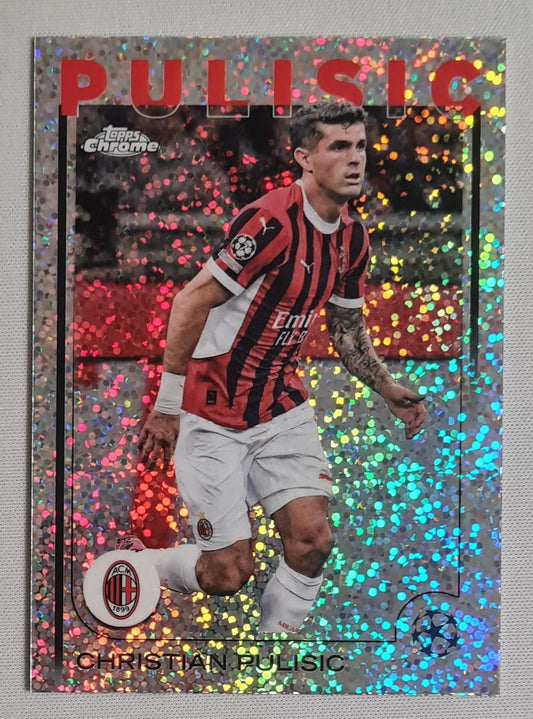 Christian Pulisic - 2025 Topps Chrome AC Milan #76 Speckle Refractor