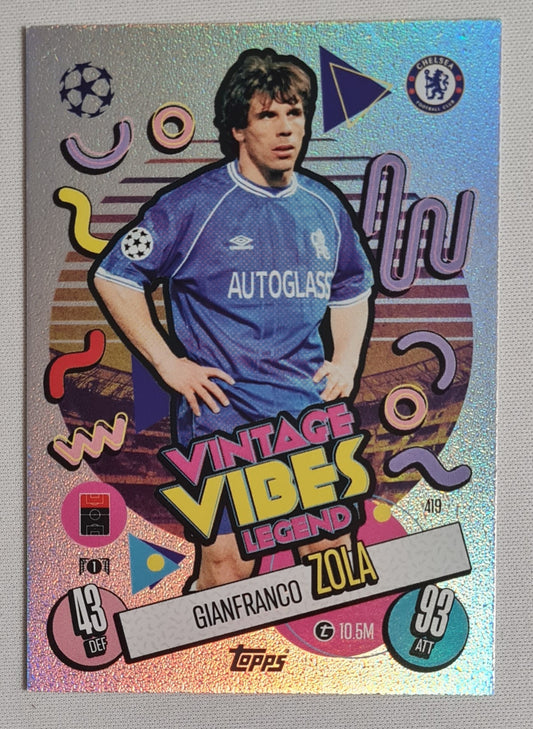 Gianfranco Zola - 2024/25 Topps Match Attax Chelsea FC #419