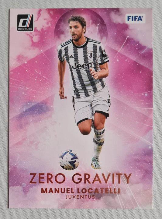 Manuel Locatelli - 2022/23 Panini Donruss Soccer Zero Gravity - Juventus FIFA #24 Pink