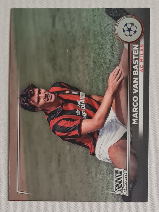 Marco van Basten - 2023 Topps Chrome Stadium Club AC Milan #64 Refractor