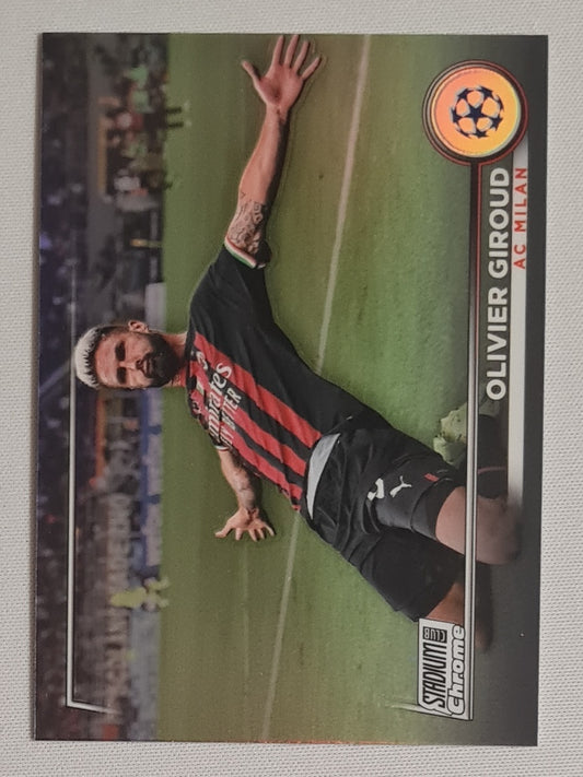 Olivier Giroud - 2023 Topps Chrome Stadium Club AC Milan #70