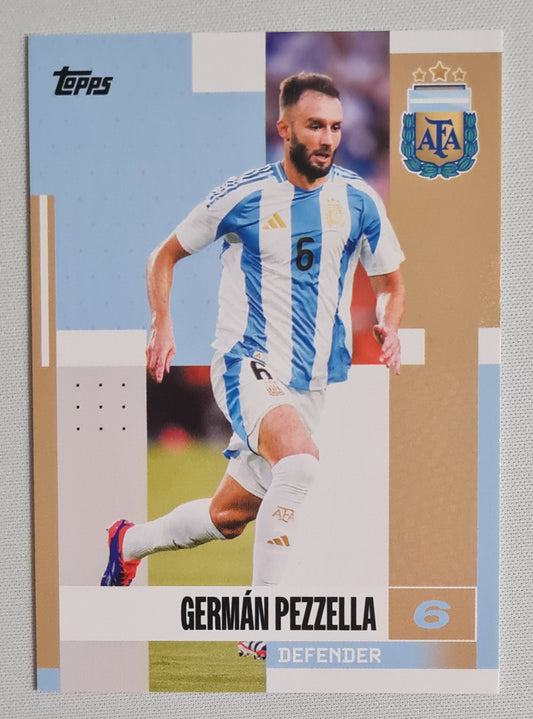 German Pezzella - 2024 Topps Official National Team Product AFA Argentina #13