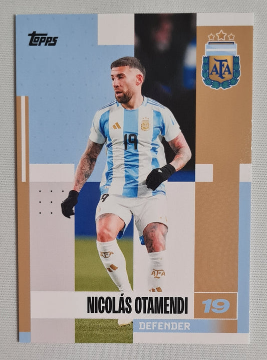 Nicolas Otamendi - 2024 Topps Official National Team Product AFA Argentina #5