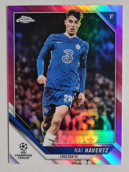 Kai Havertz - 2022 Topps Chrome Champions League Chelsea FC #74 /175 Pink