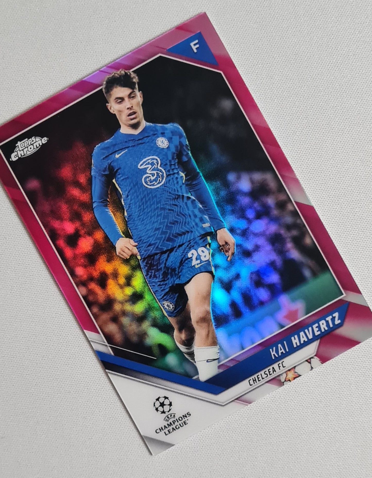 Kai Havertz - 2022 Topps Chrome Champions League Chelsea FC #74 /175 Pink