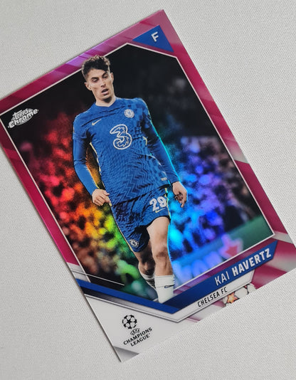 Kai Havertz - 2022 Topps Chrome Champions League Chelsea FC #74 /175 Pink