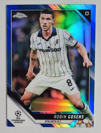 Robin Gosens - 2022 Topps Chrome Champions League Atalanta #92 /150 Blue