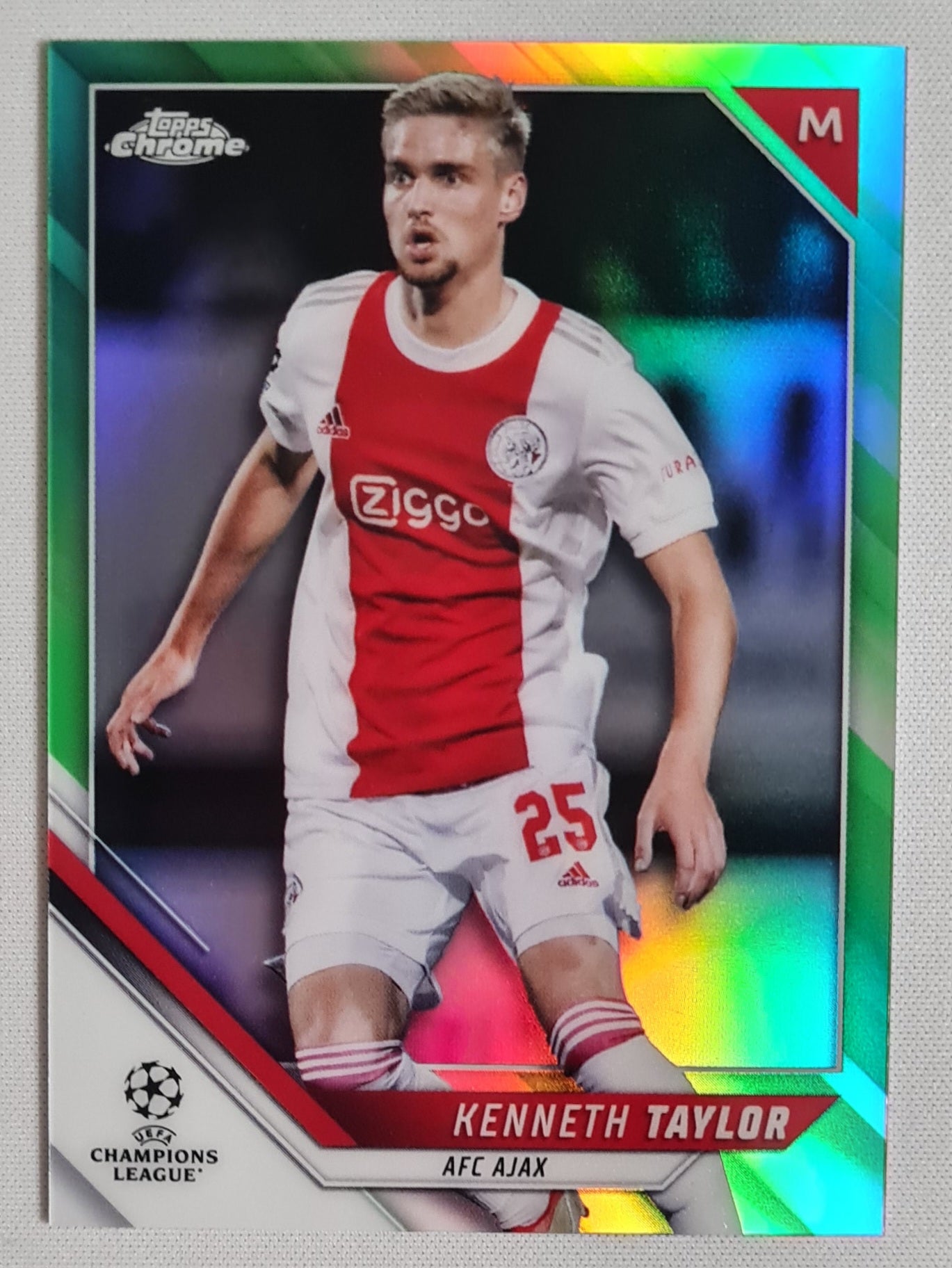 Kenneth Taylor - 2022 Topps Chrome Champions League AFC Ajax #126 /99 Green