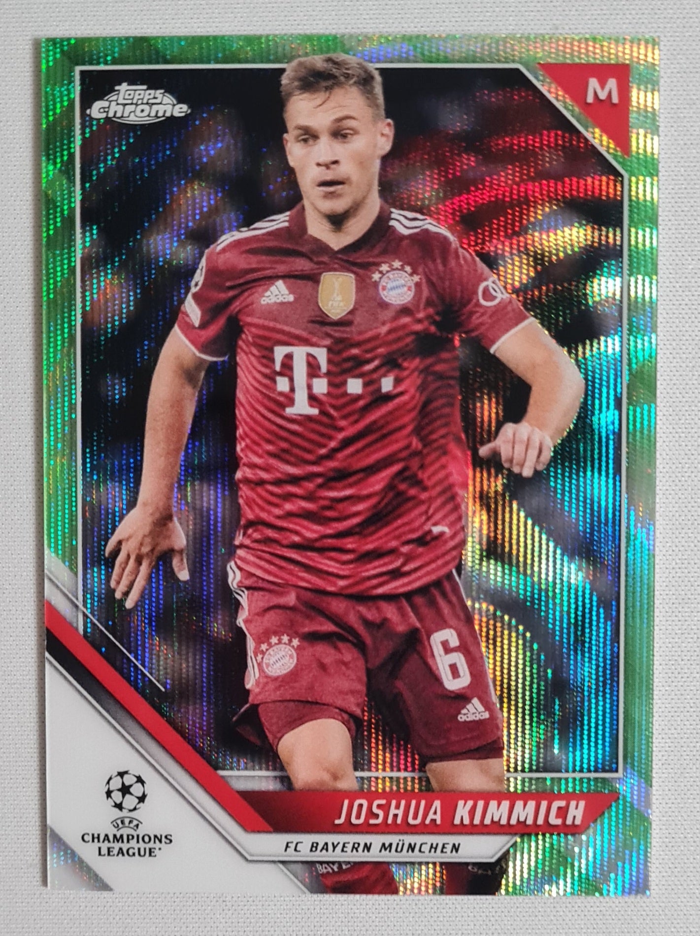 Joshua Kimmich - 2022 Topps Chrome Champions League FC Bayern Munchen #84 /99 Green