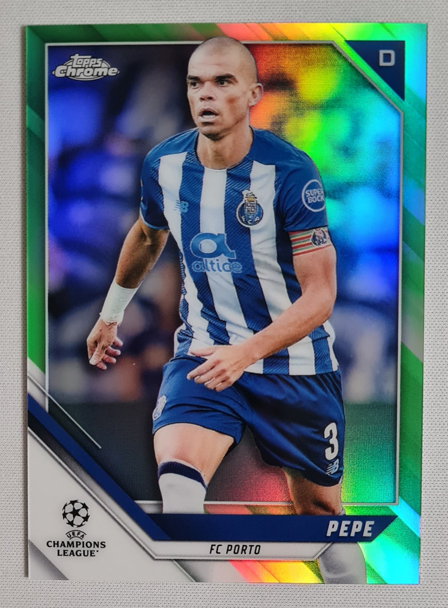 Pepe - 2022 Topps Chrome Champions League FC Porto #185 /99 Green