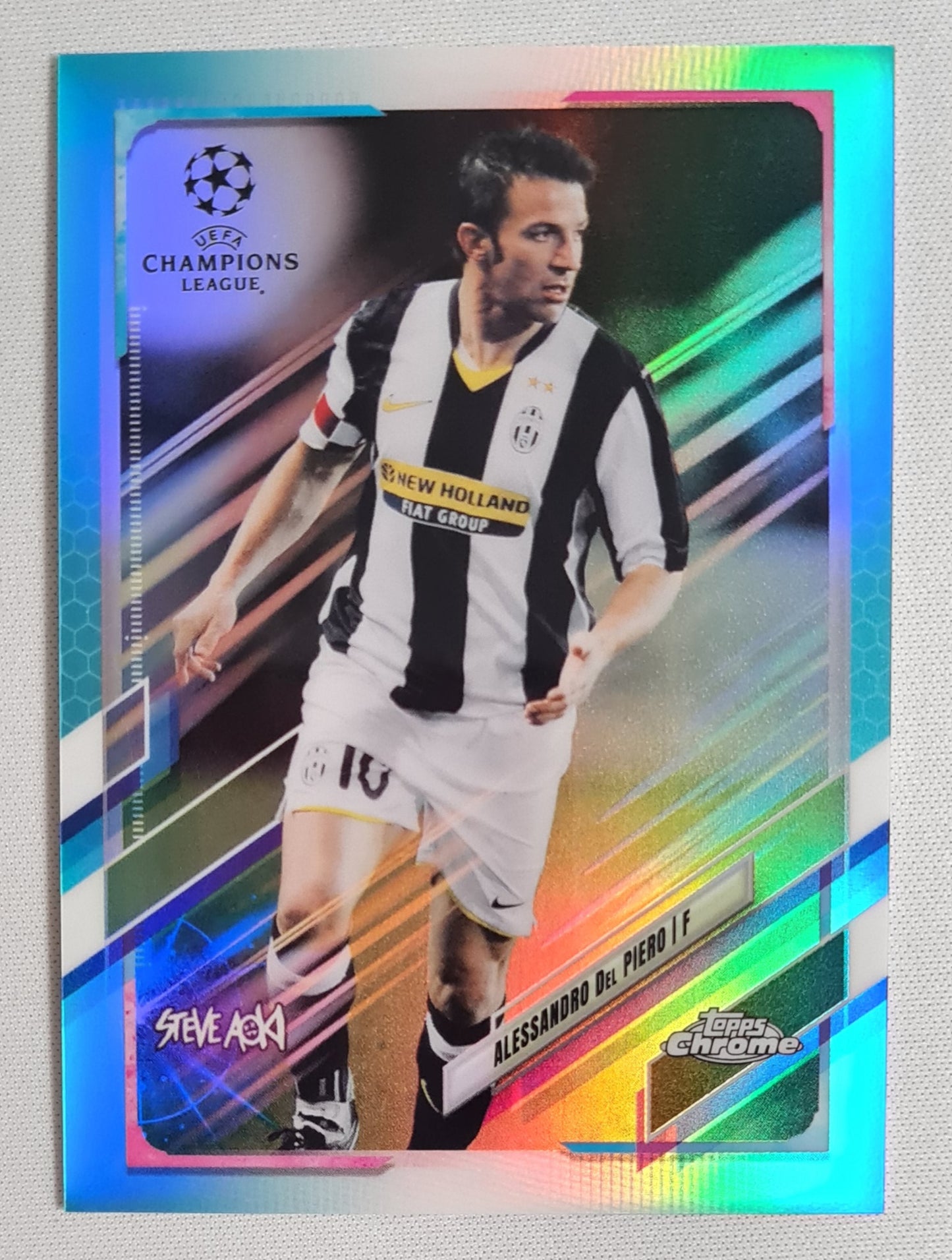 Alessandro del Piero - 2021 Topps Chrome Champions League Juventus #14 /150 Tiel