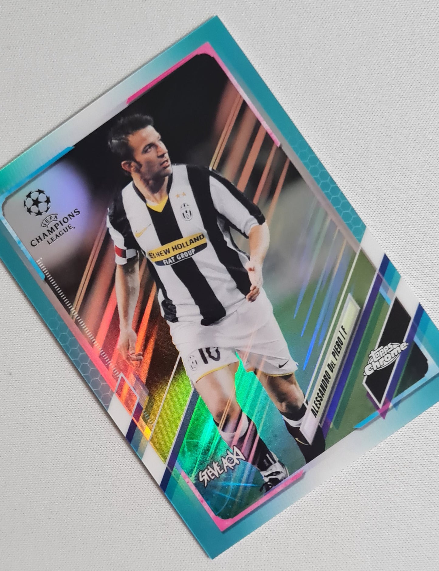 Alessandro del Piero - 2021 Topps Chrome Champions League Juventus #14 /150 Tiel