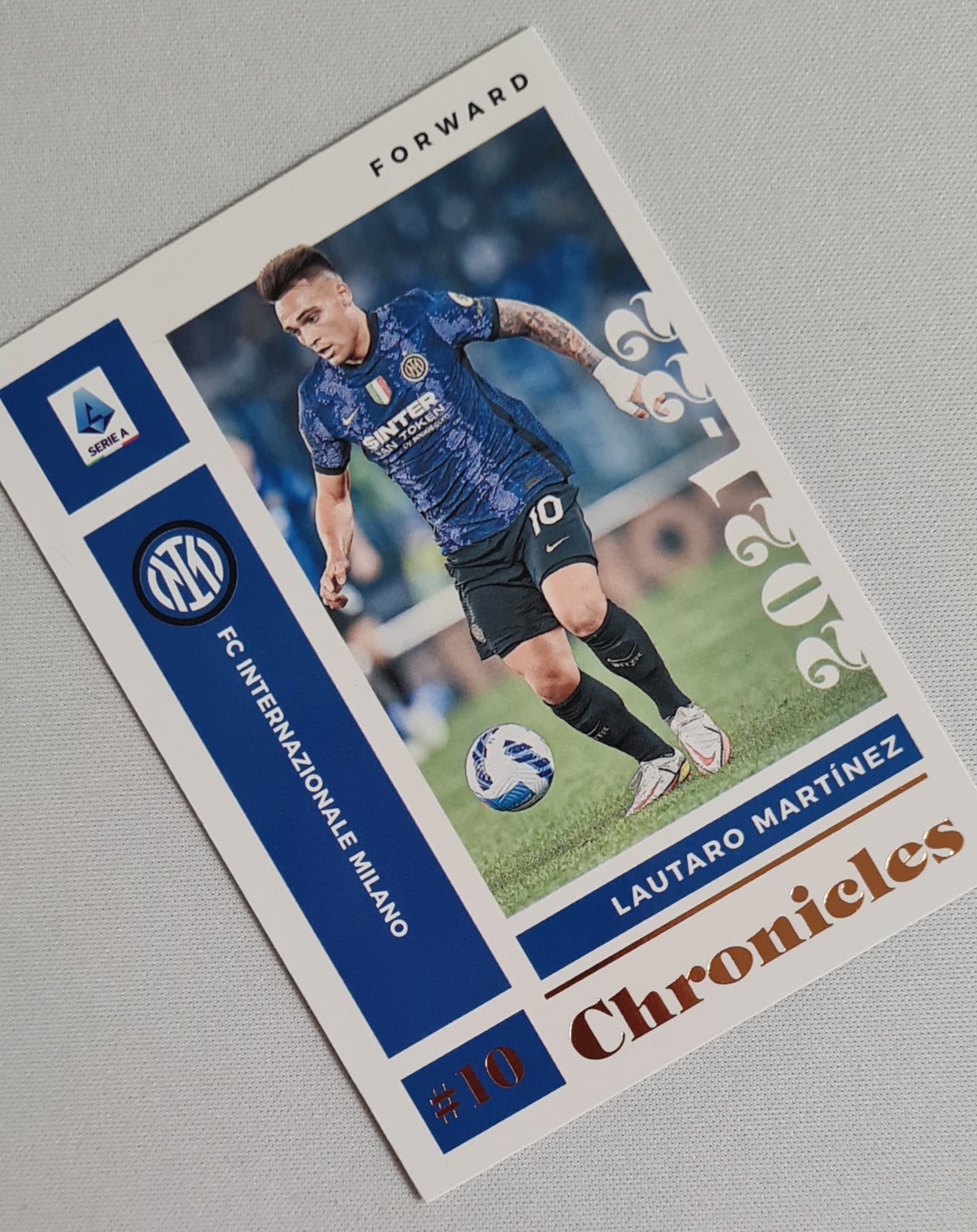 Lautaro Martinez - 2021/22 Panini Chronicles Serie A Soccer #11 Bronze