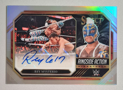 Rey Mysterio - 2023 Panini Select WWE Smack Down Ringside Action Signatures #RA-RMY /Auto