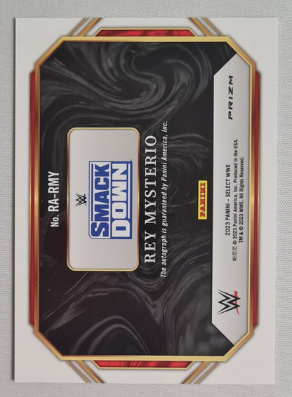 Rey Mysterio - 2023 Panini Select WWE Smack Down Ringside Action Signatures #RA-RMY /Auto