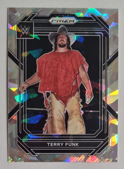 Terry Funk - 2023 Panini Prizm WWE #114 Cracked Ice