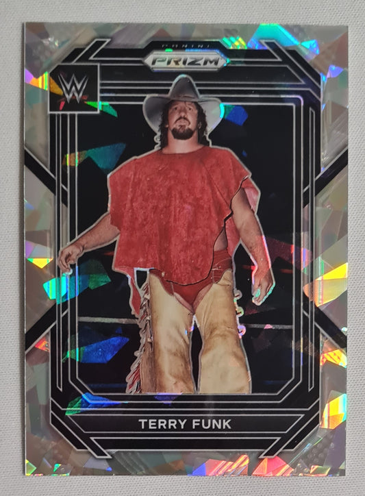 Terry Funk - 2023 Panini Prizm WWE #114 Cracked Ice