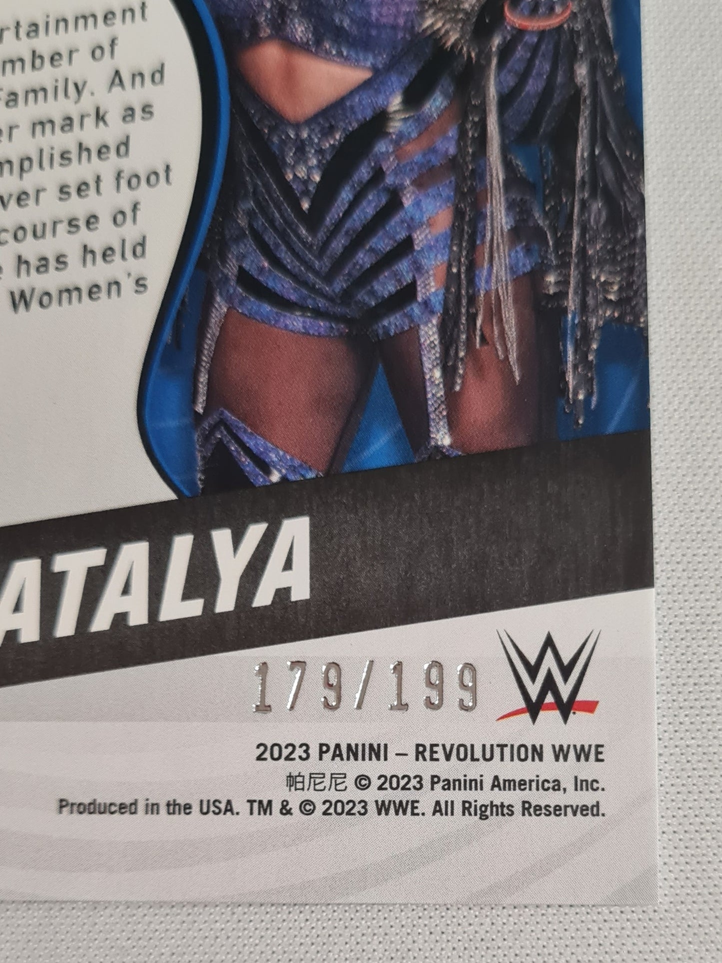 Natalya - 2023 Panini Revolution WWE Smack Down #68 /199