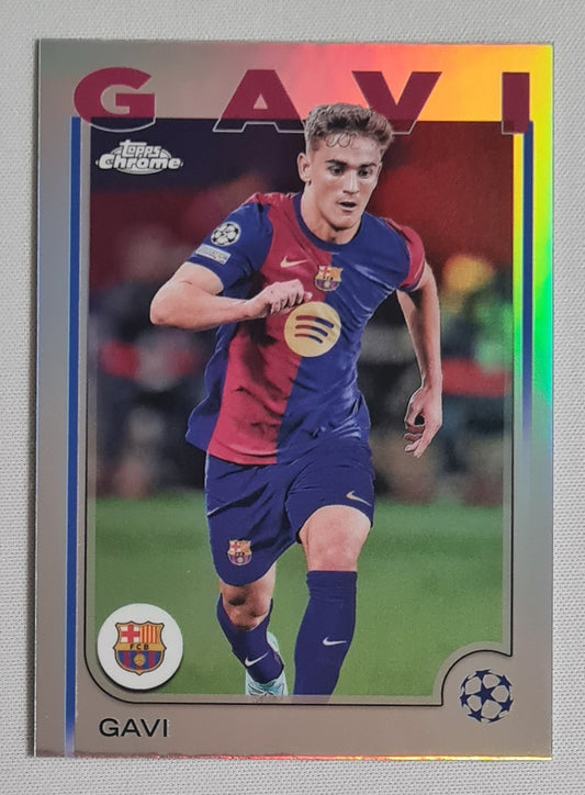 Gavi - 2025 Topps Chrome CL FC Barcelona #6 Refractor
