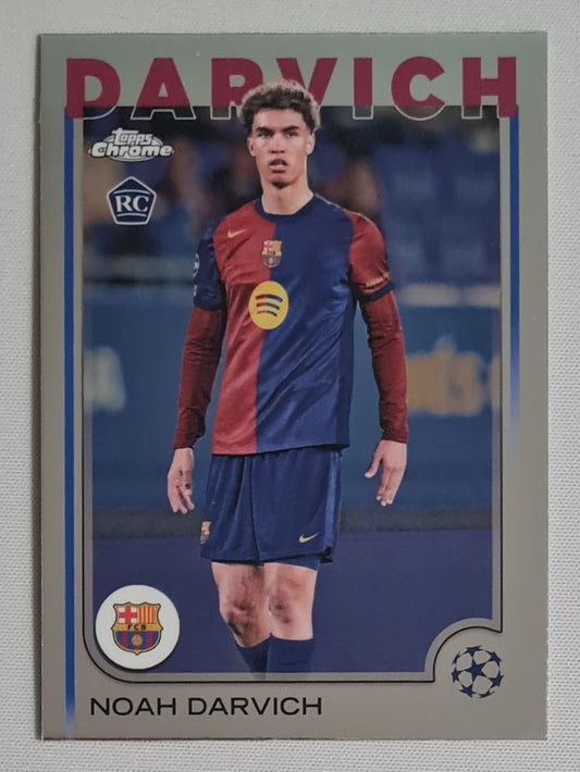 Noah Darvich - 2025 Topps Chrome CL FC Barcelona #148
