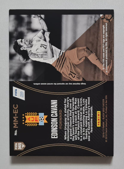 Edinson Cavani - 2016/17 Panini Black Gold Soccer AUF National Team Argentinia #MM-EC Man of the Match BAR !