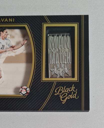 Edinson Cavani - 2016/17 Panini Black Gold Soccer AUF National Team Argentinia #MM-EC Man of the Match BAR !