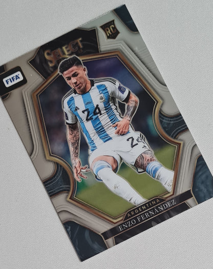 Enzo Fernandez - 2022/23 Panini Select FIFA Soccer Argentina #47 Mezzanine