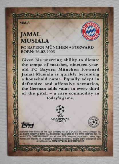 Jamal Musiala - 2023 Topps Merlin FC Bayern Munchen - Merlin's Masters #MM5