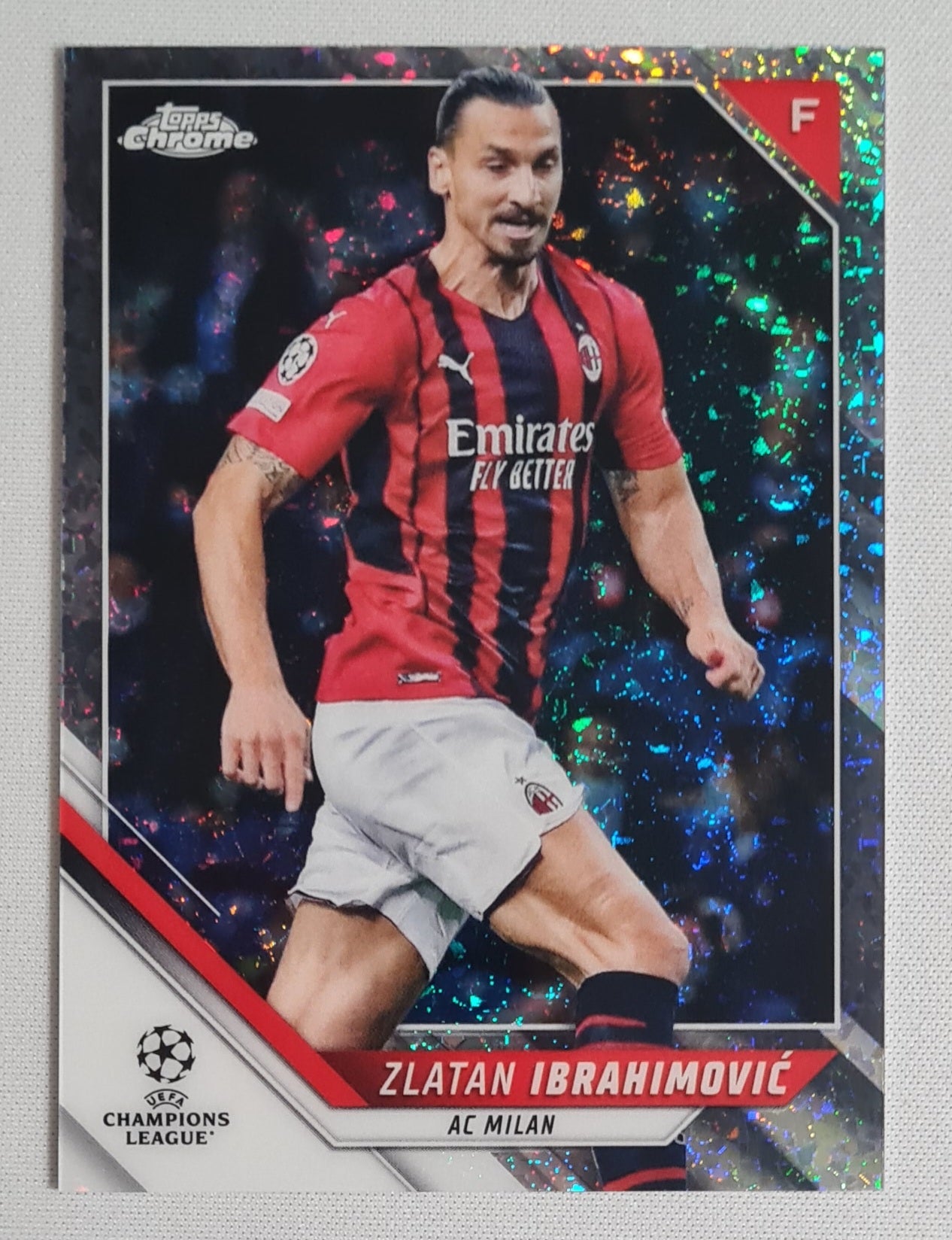 Zlatan Ibrahimovic - 2022 Topps Chrome ACM AC Milan CL #116 Speckle /275