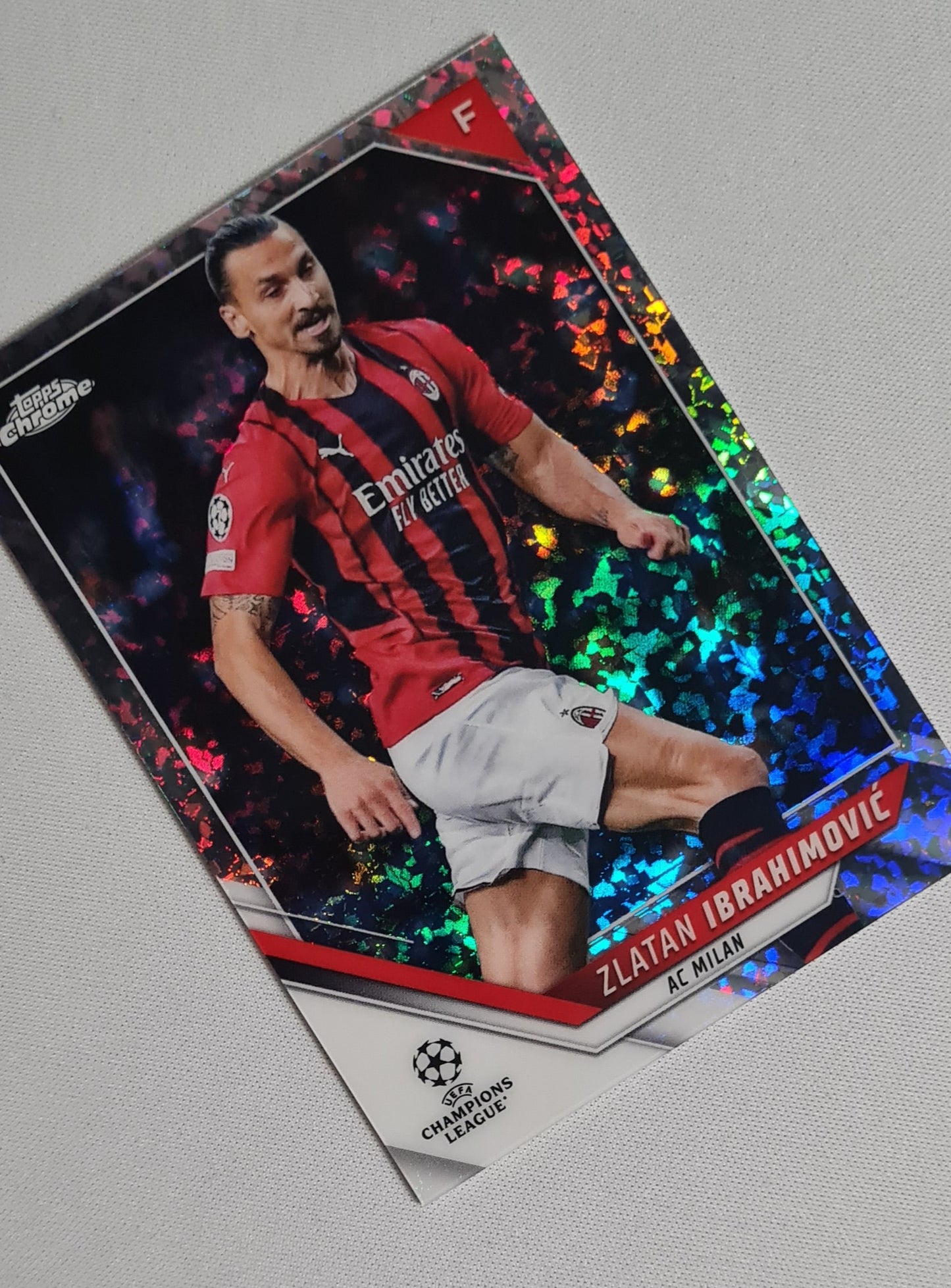 Zlatan Ibrahimovic - 2022 Topps Chrome ACM AC Milan CL #116 Speckle /275