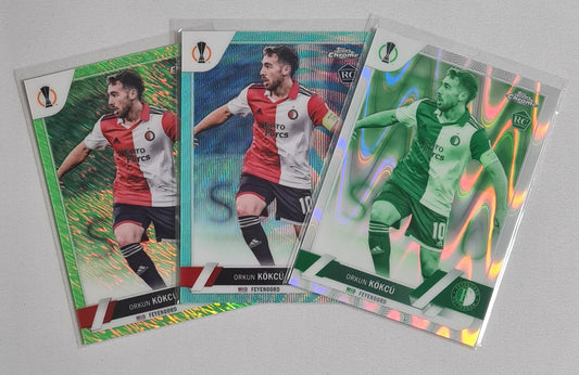 Soccer Orkun Kokcu Feyenoord Rotterdam (Lot 3 Cards) - 2023 Topps Numbered Cards!